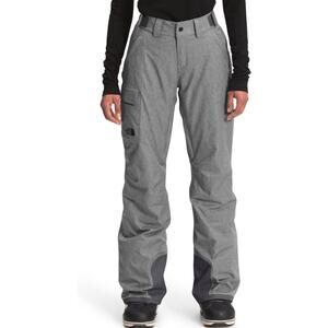 THE NORTH FACE Heathered Gray Freedom Insulated Winter Snow Pants Bottoms XS‎